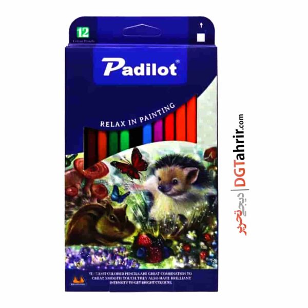 مداد رنگی 12 رنگ پادیلوت جعبه مقوایی   کد M-810212