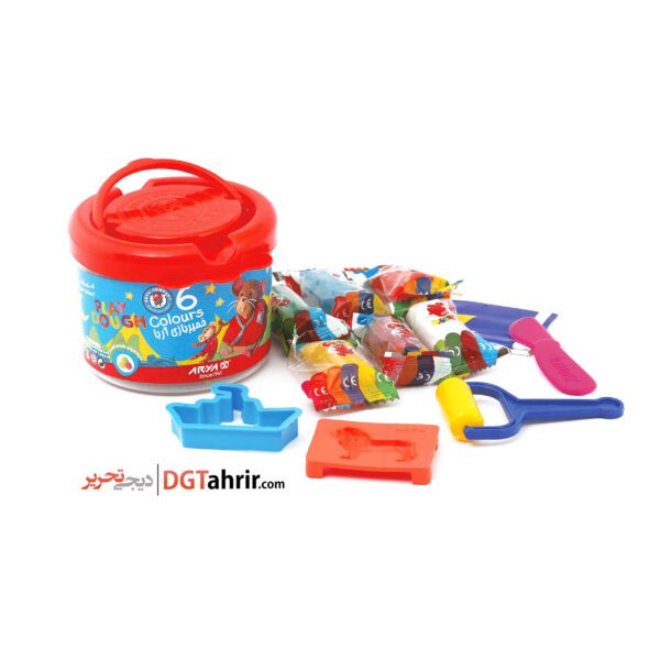 خمیر بازی 5 رنگ آریا سطلی کد 1062